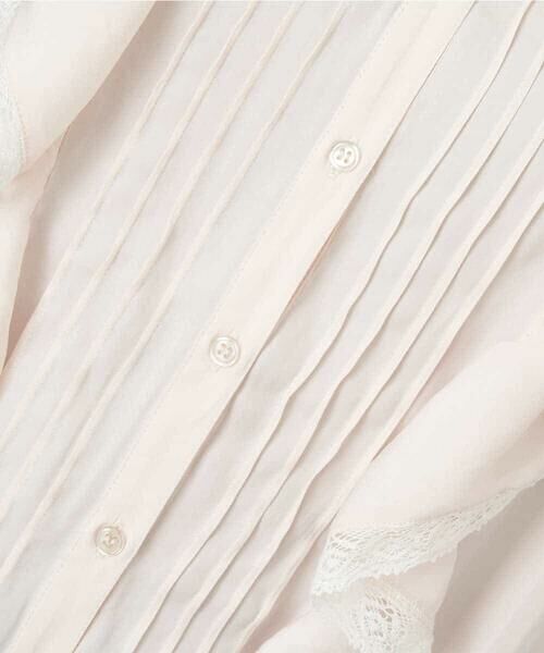 a.v.v / アー・ヴェ・ヴェ シャツ・ブラウス | レースフリルショルダーサテンブラウス | 詳細20