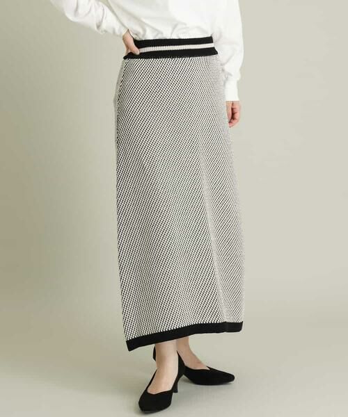 a.v.v / アー・ヴェ・ヴェ ロング・マキシ丈スカート | ツイーディーニットスカート | 詳細16