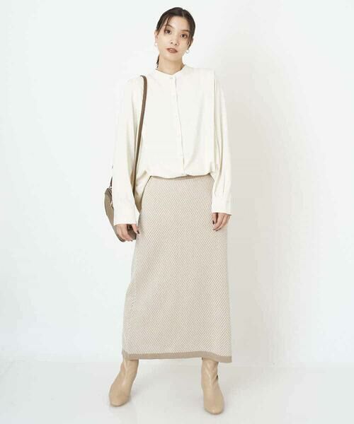 a.v.v / アー・ヴェ・ヴェ ロング・マキシ丈スカート | ツイーディーニットスカート | 詳細6