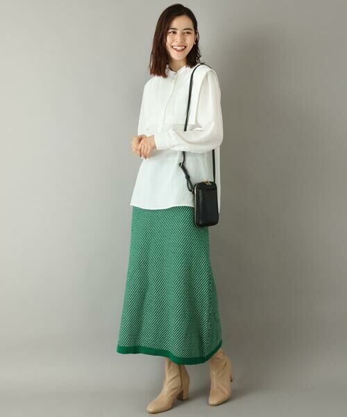 a.v.v / アー・ヴェ・ヴェ ロング・マキシ丈スカート | ツイーディーニットスカート | 詳細8