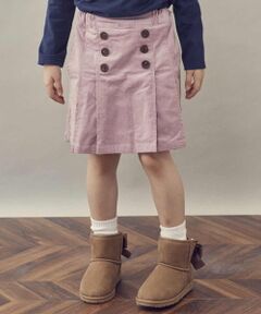 a.v.v / アー・ヴェ・ヴェ ショート・ハーフ・半端丈パンツ | [160]ストレッチコールフロントボタンスカパン