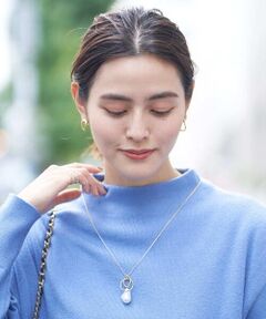 a.v.v / アー・ヴェ・ヴェ ネックレス・ペンダント・チョーカー | パール調パーツ＆リングロングネックレス