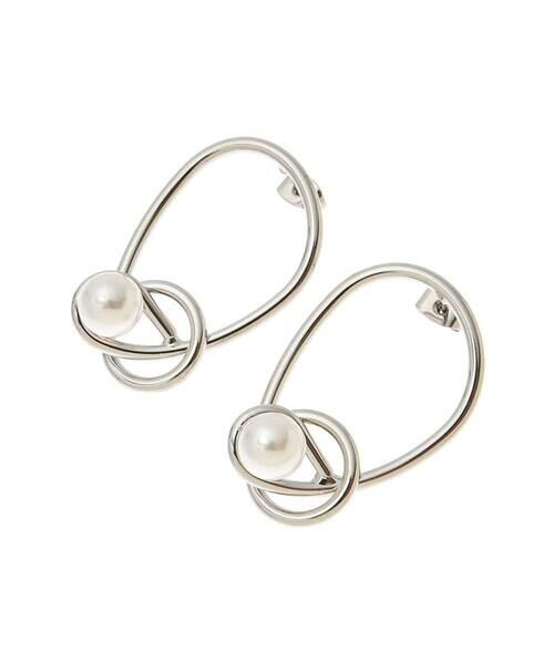 a.v.v / アー・ヴェ・ヴェ ピアス・イヤリング | リング×パール調ピアス | 詳細5