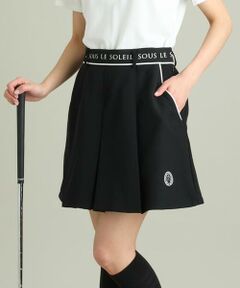 a.v.v / アー・ヴェ・ヴェ ショート・ハーフ・半端丈パンツ | レディースゴルフウエア　ハイウエストボックスプリーツキュロット【ペチコートSET】