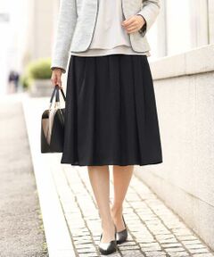 a.v.v / アー・ヴェ・ヴェ ロング・マキシ丈スカート | 【洗濯機で洗える】タックフレアスカート