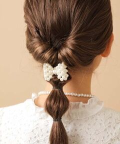 a.v.v / アー・ヴェ・ヴェ カチューシャ・カチューム・その他 | [KIDS]パール調リボンポニー