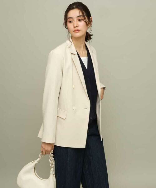 a.v.v / アー・ヴェ・ヴェ テーラードジャケット | 【マシンウォッシャブル】ダブルブレストジャケット | 詳細11