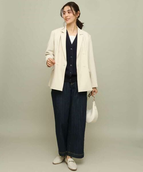 a.v.v / アー・ヴェ・ヴェ テーラードジャケット | 【マシンウォッシャブル】ダブルブレストジャケット | 詳細13