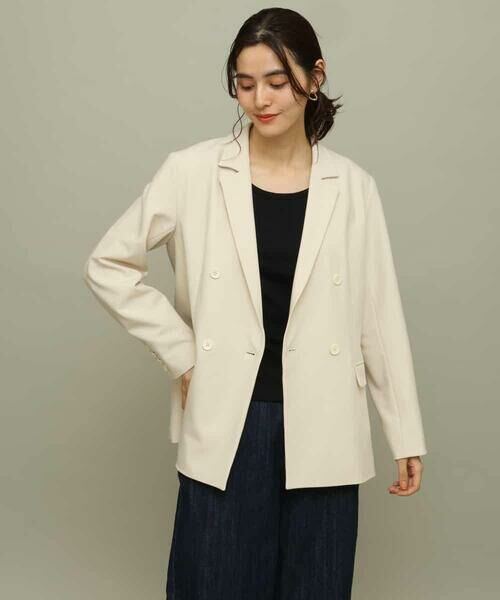 a.v.v / アー・ヴェ・ヴェ テーラードジャケット | 【マシンウォッシャブル】ダブルブレストジャケット | 詳細15