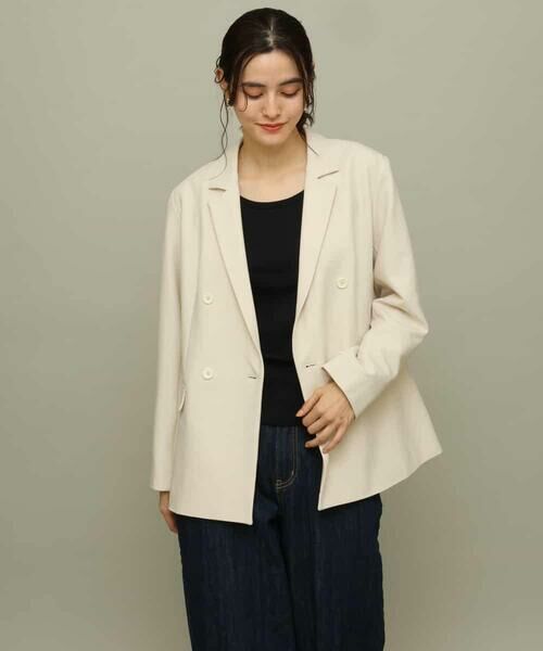 a.v.v / アー・ヴェ・ヴェ テーラードジャケット | 【マシンウォッシャブル】ダブルブレストジャケット | 詳細16