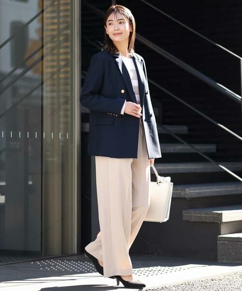 a.v.v / アー・ヴェ・ヴェ テーラードジャケット | 【マシンウォッシャブル】ダブルブレストジャケット | 詳細7