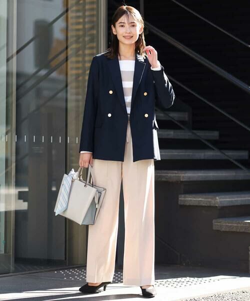 a.v.v / アー・ヴェ・ヴェ テーラードジャケット | 【マシンウォッシャブル】ダブルブレストジャケット | 詳細8