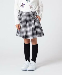 a.v.v / アー・ヴェ・ヴェ ショート・ハーフ・半端丈パンツ | [110-130]タックプリーツレースアップキュロット