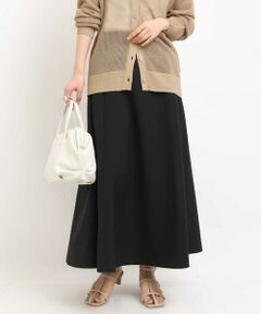 a.v.v / アー・ヴェ・ヴェ ロング・マキシ丈スカート | ライトタフタサーキュラースカート