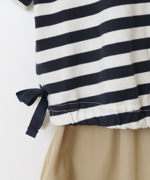 a.v.v / アー・ヴェ・ヴェ ロング・マキシ丈ワンピース | [160]サイドリボンロゴ刺繍ドッキングワンピース | 詳細16