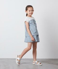 a.v.v / アー・ヴェ・ヴェ その他トップス | [140-150]【2点セット】ドッキングトップス＆キュロット