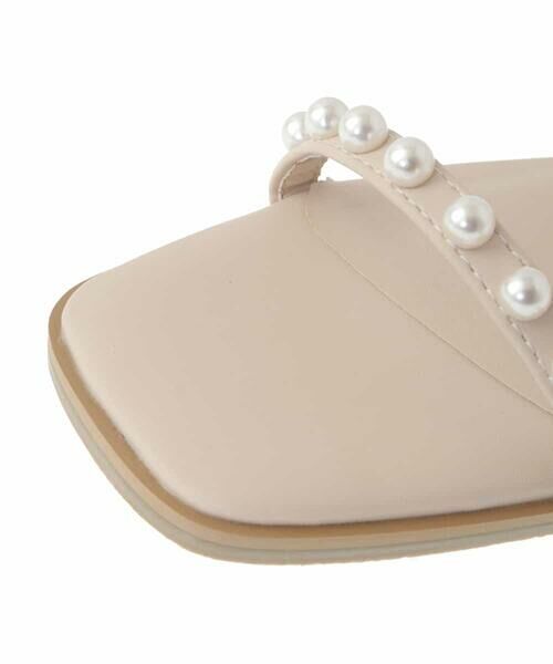 a.v.v / アー・ヴェ・ヴェ サンダル | パール調ストラップサンダル | 詳細16