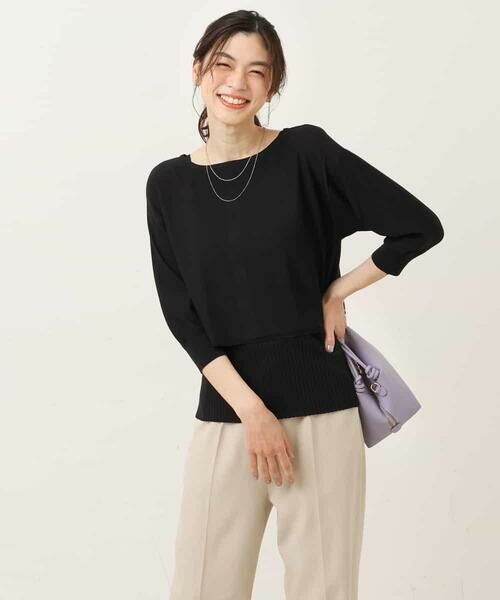 a.v.v / アー・ヴェ・ヴェ ニット・セーター | 【2SET】ショート丈レイヤードアンサンブルニット | 詳細22