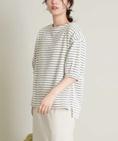 a.v.v / アー・ヴェ・ヴェ カットソー | ボーダージャガードトップス