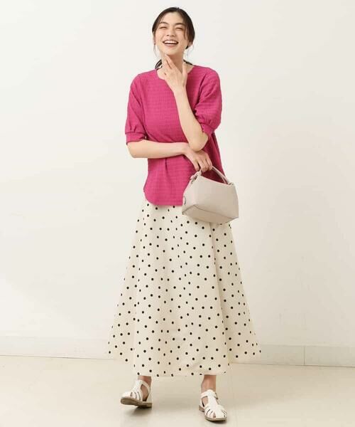 a.v.v / アー・ヴェ・ヴェ カットソー | シャーリングタックスリーブトップス | 詳細10