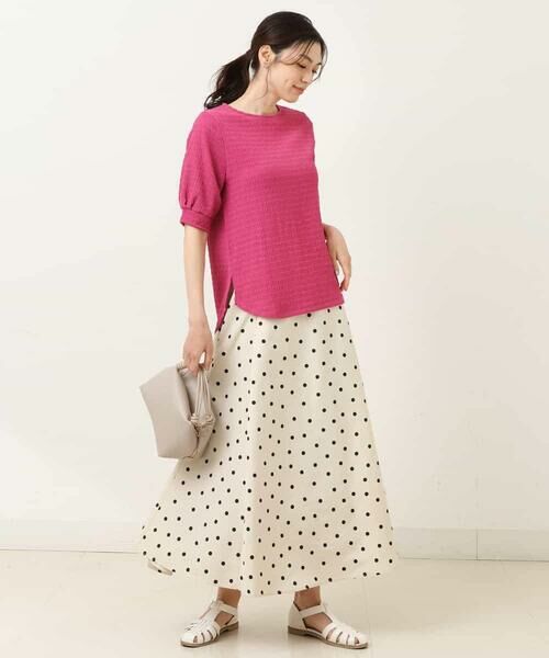 a.v.v / アー・ヴェ・ヴェ カットソー | シャーリングタックスリーブトップス | 詳細11