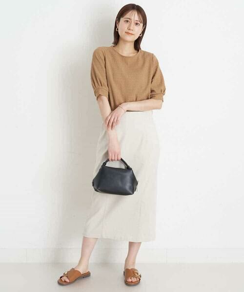 a.v.v / アー・ヴェ・ヴェ カットソー | シャーリングタックスリーブトップス | 詳細14