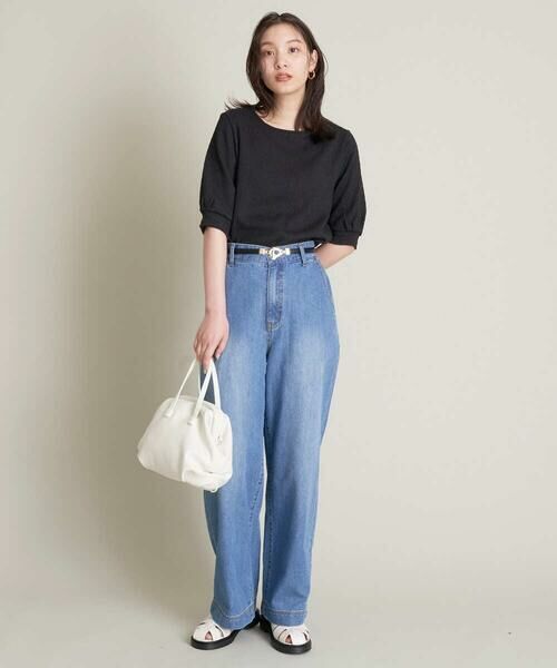 a.v.v / アー・ヴェ・ヴェ カットソー | シャーリングタックスリーブトップス | 詳細5