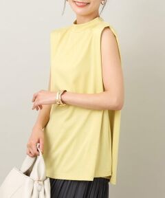 a.v.v / アー・ヴェ・ヴェ カットソー | 【汗染み防止】ハイネックフレンチスリーブタックトップス