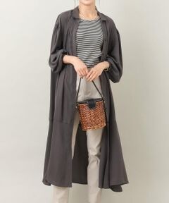 a.v.v / アー・ヴェ・ヴェ ロング・マキシ丈ワンピース | 【洗える】楊柳ティアードシャツワンピース