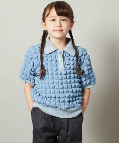 a.v.v / アー・ヴェ・ヴェ カットソー | [100-130]襟付きぽこぽこトップス