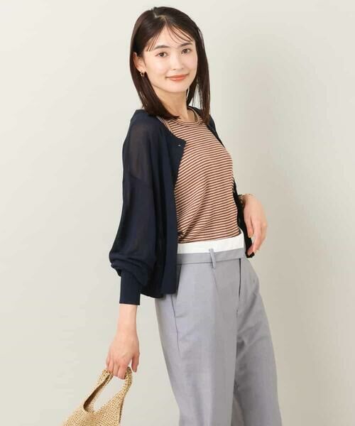 a.v.v / アー・ヴェ・ヴェ カーディガン・ボレロ | 【2WAY】 ロゴジャガードカーディガン | 詳細1