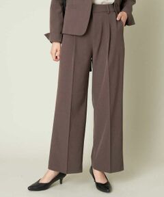 a.v.v / アー・ヴェ・ヴェ その他パンツ | 【洗濯機で洗える/ストレッチ】メランジドライストレートワイドパンツ