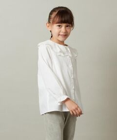 a.v.v / アー・ヴェ・ヴェ シャツ・ブラウス | [140-150]ダブルカラーブラウス