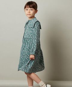 a.v.v / アー・ヴェ・ヴェ ロング・マキシ丈ワンピース | [160]セーラーカラー花柄プリントワンピース