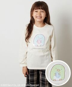 [100-140]【すみっコぐらし】リバーシブルスパンコール長袖Ｔシャツ