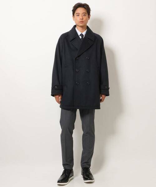 a.v.v HOMME ピーコート Pコート グレー XL（50）-