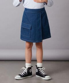 a.v.v / アー・ヴェ・ヴェ ショート・ハーフ・半端丈パンツ | [140-150]カーゴポケットラップパンツ