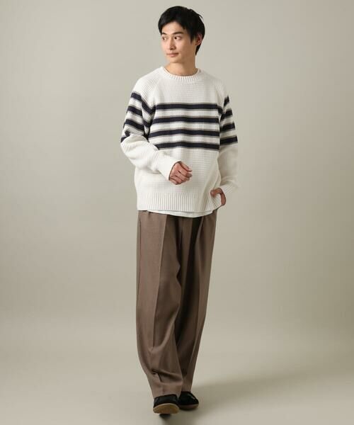 a.v.v / アー・ヴェ・ヴェ ニット・セーター | 【洗濯機で洗える】配色ボーダーワイドニット | 詳細18