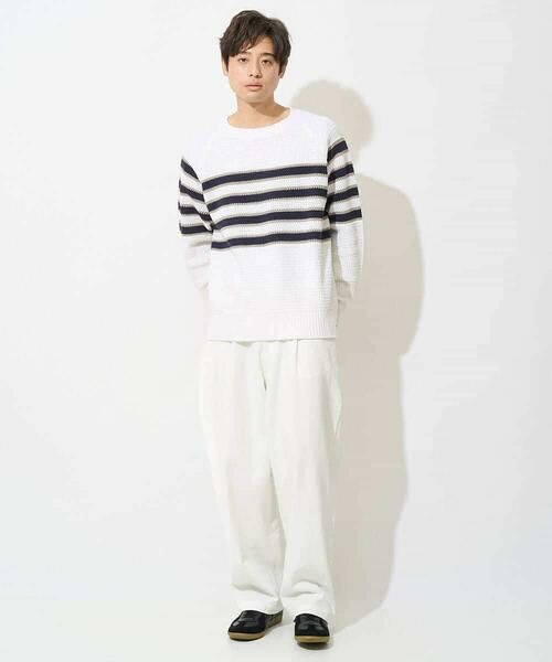a.v.v / アー・ヴェ・ヴェ ニット・セーター | 【洗濯機で洗える】配色ボーダーワイドニット | 詳細21