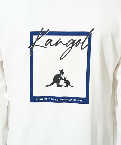 a.v.v / アー・ヴェ・ヴェ カットソー | 【KANGOL】スクエアプリントロングシルエットカットソー | 詳細3