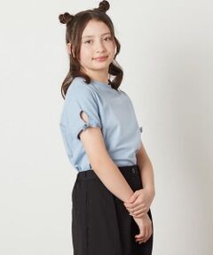 [140-150]袖口リボンTシャツ