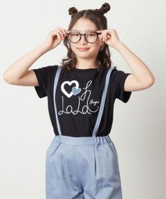 [100-130]モチーフロゴＴシャツ　