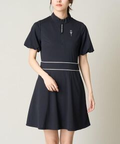 a.v.v / アー・ヴェ・ヴェ ロング・マキシ丈ワンピース | レディースゴルフウエア　ハーフZIPモックネックワンピース