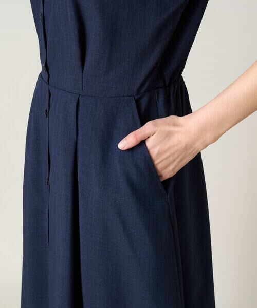 a.v.v / アー・ヴェ・ヴェ ロング・マキシ丈ワンピース | 【洗える/イージーケア】ウエストタックフレアワンピース | 詳細26