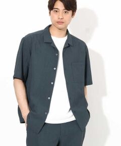 a.v.v / アー・ヴェ・ヴェ シャツ・ブラウス | 【軽くて涼しい】オープンカラーシャツ ５分袖（セットアップ可）リライトシリーズ1