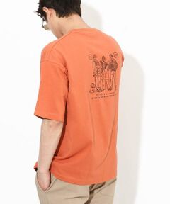 a.v.v / アー・ヴェ・ヴェ カットソー | 【ucaU×a.v.vコラボ】プリントワイドシルエットTシャツ