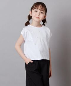 [160]ラインストーン半袖Ｔシャツ