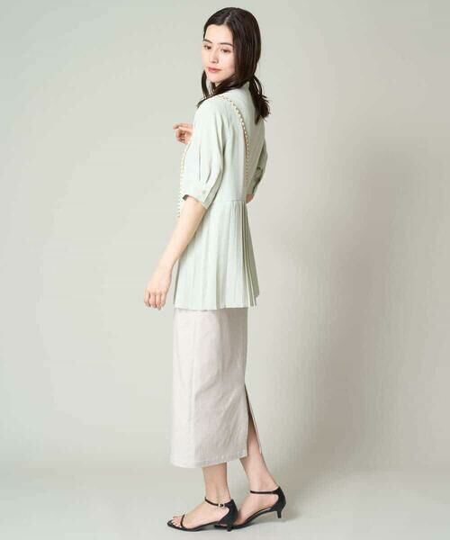 a.v.v / アー・ヴェ・ヴェ シャツ・ブラウス | サイドプリーツブラウス | 詳細11