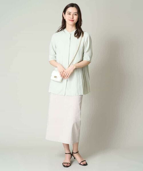 a.v.v / アー・ヴェ・ヴェ シャツ・ブラウス | サイドプリーツブラウス | 詳細7