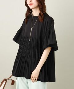 a.v.v / アー・ヴェ・ヴェ カットソー | プリーツドッキングトップス
